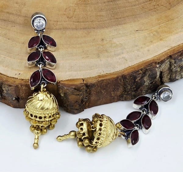 Duality Glow Drops Jhumki - Image 2