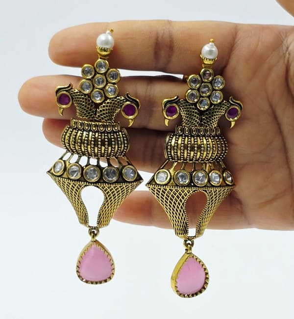 Kalash Temple Earrings - Image 4