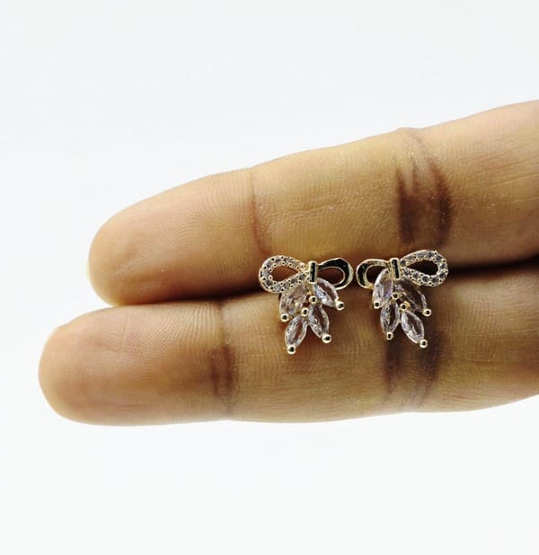 Liora Petite Bow Studs - Image 3