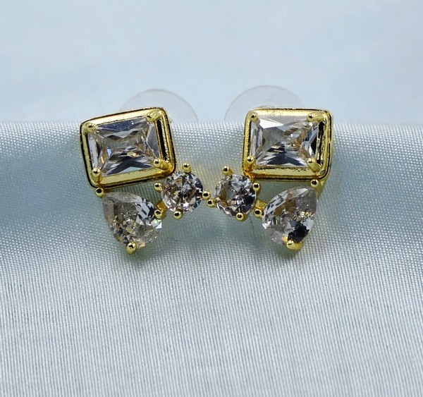 Art Deco Sparkle Studs