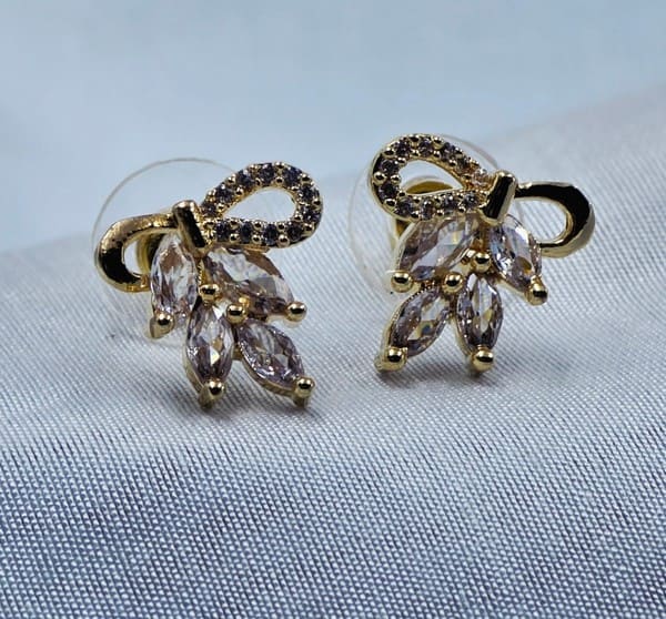 Liora Petite Bow Studs - Image 2