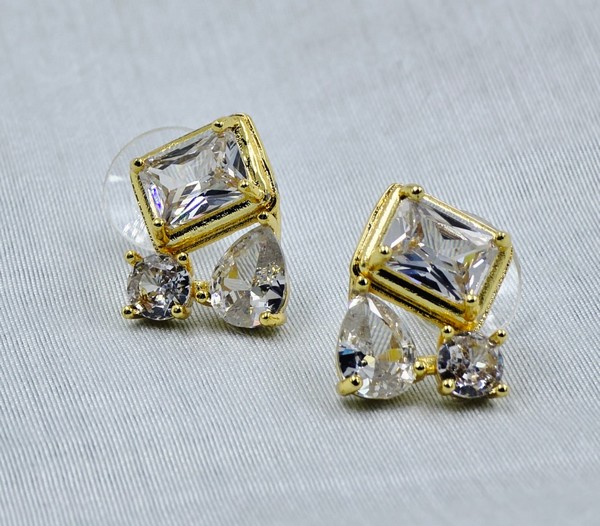 Art Deco Sparkle Studs - Image 3