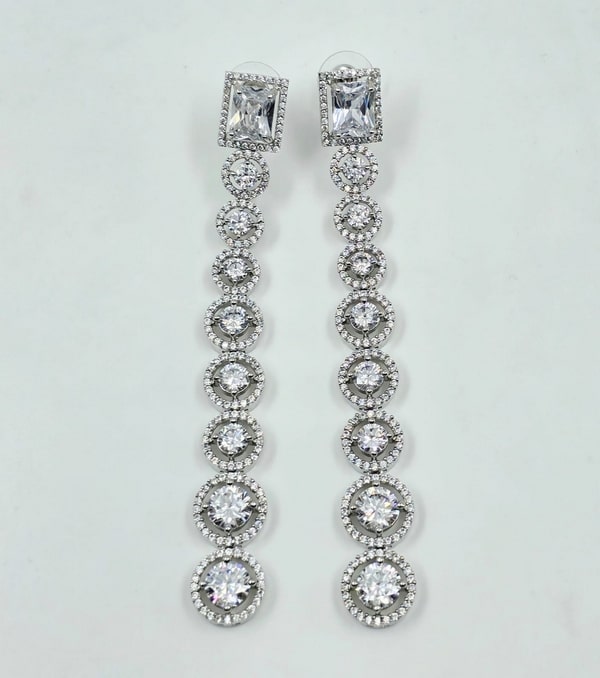 Crystal Veil Earrings
