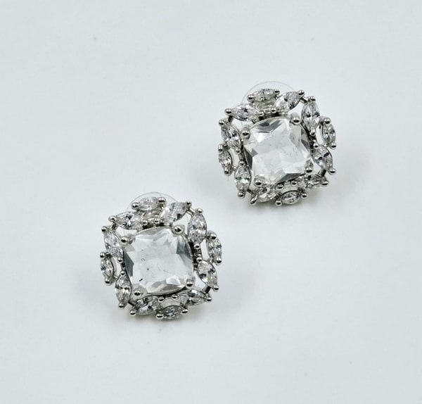 Starlit Cushion Stud