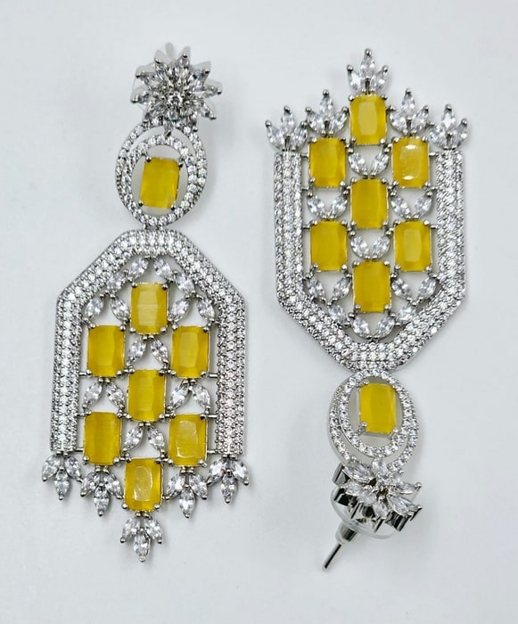 Sunflare Royale Statement Earrings - Image 4