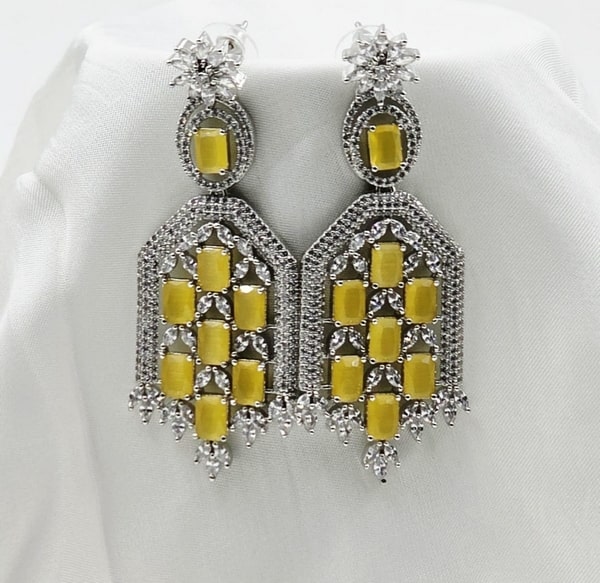 Sunflare Royale Statement Earrings - Image 3