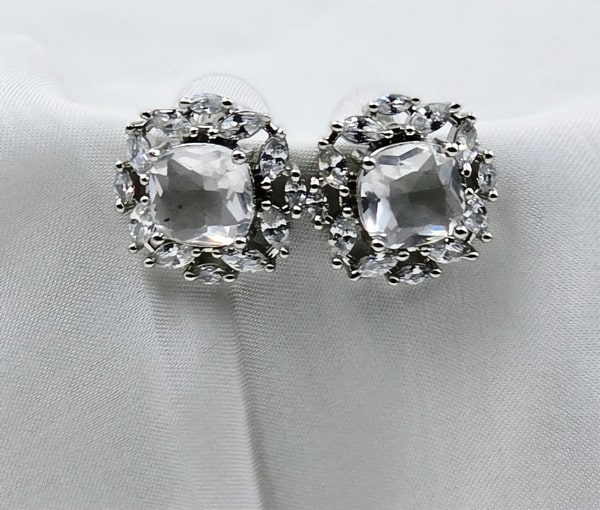 Starlit Cushion Stud - Image 3