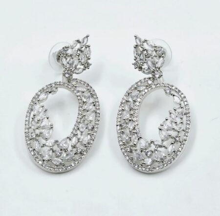 Zarmina Halo Dangle Earrings