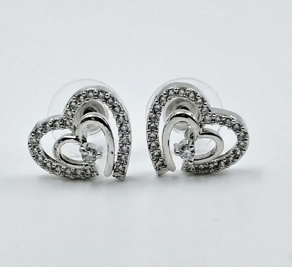 Entwined Hearts Studs - Image 2