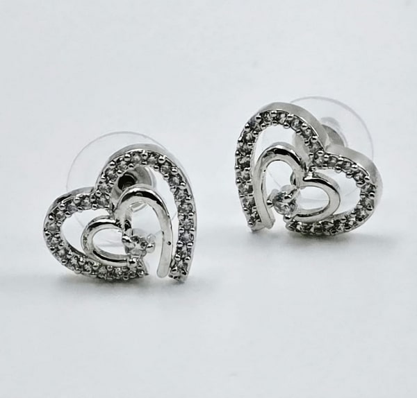 Entwined Hearts Studs