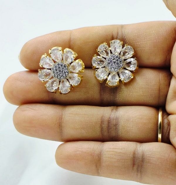 Snow Blossom Studs - Image 3