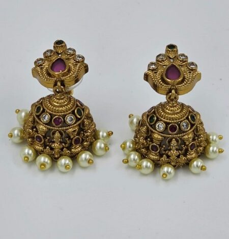 Rajasi Vilas Navratna Jhumkas