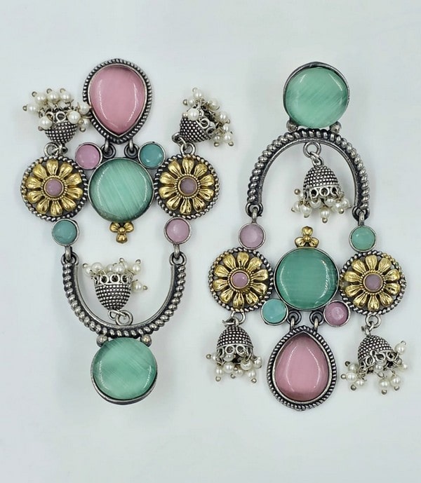 Boho Gulbahar Chandbalis - Image 3