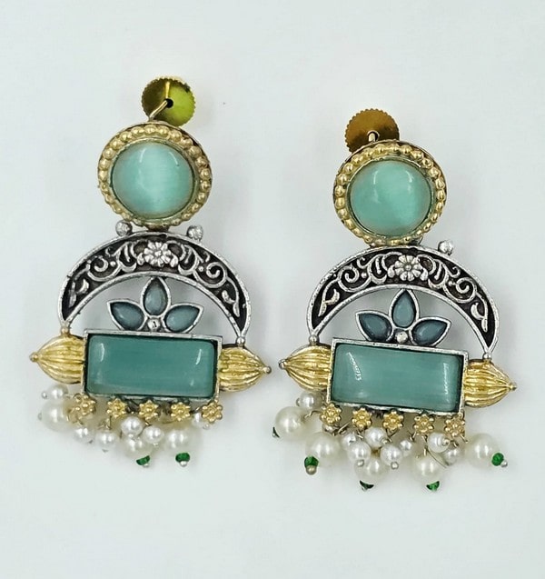 Mint Arches Earrings