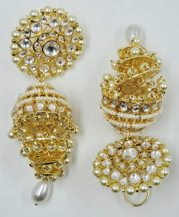 Jhoomar Baagh Statement Jhumkas - Image 3