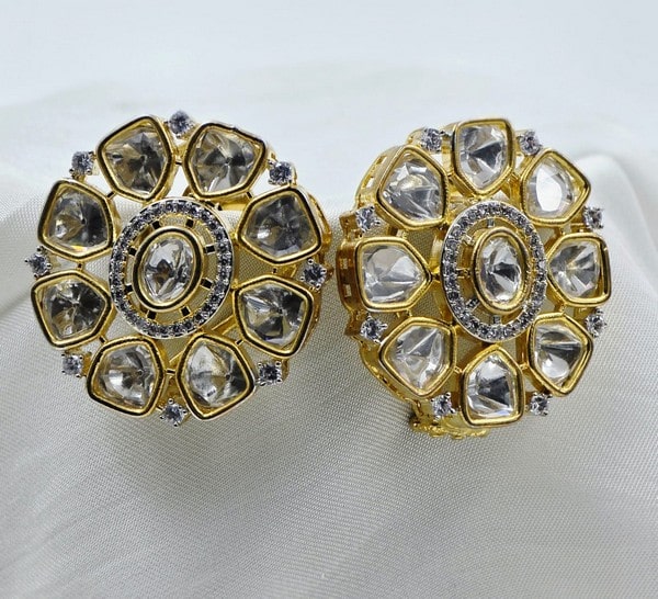 Polki Posy Studs - Image 2