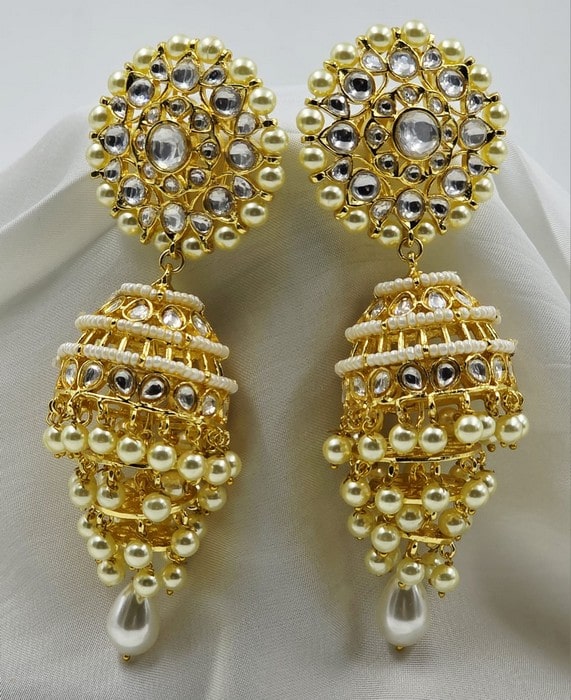 Jhoomar Baagh Statement Jhumkas - Image 2