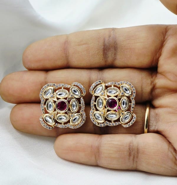 Sitara Rouge Studs - Image 6